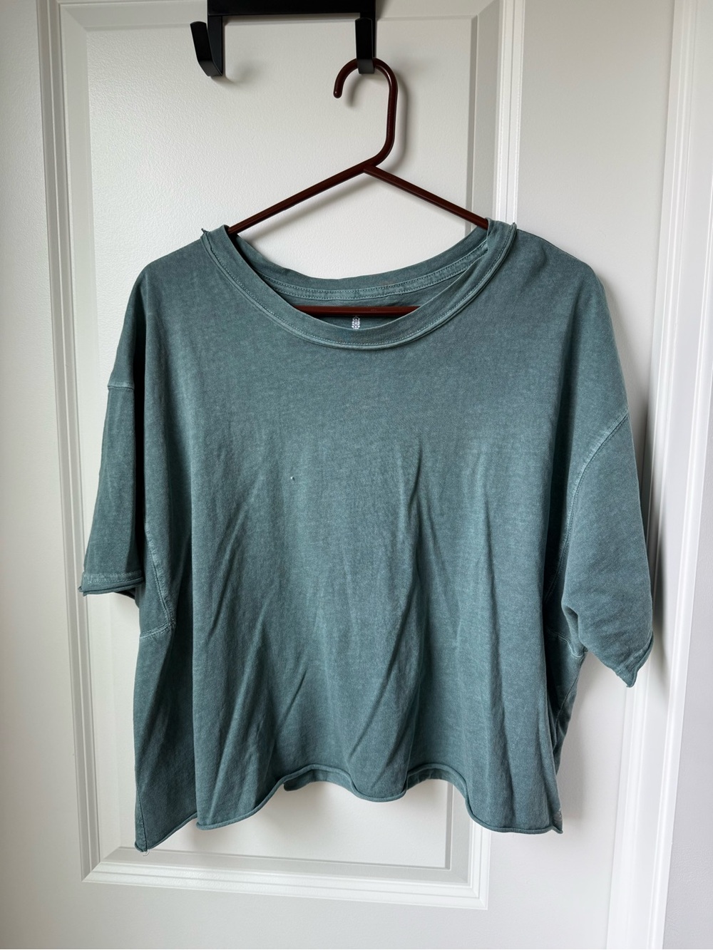 FP Movement by Free People Boxy Short Sleeve Tee in Dusty Teal
